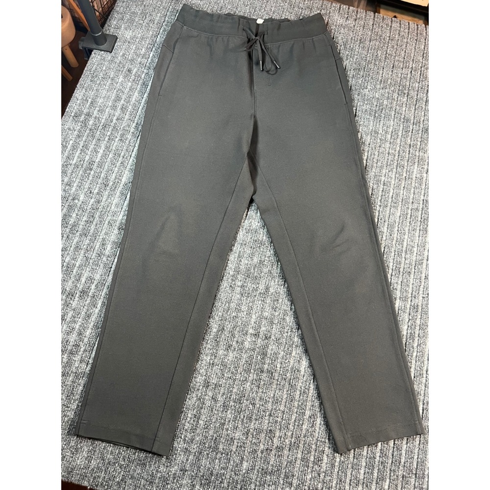 Lululemon City Sleek 5 Pocket Pant Women Medium Black Tencel Blend Drawstring